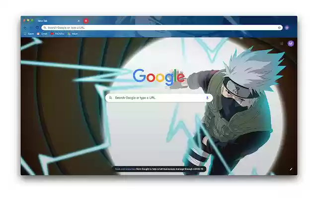 Kakashi Chidori Theme from Chrome web store to be run with OffiDocs Chromium online Kakashi Chidori Theme from Chrome web store to be run with OffiDocs Chromium online