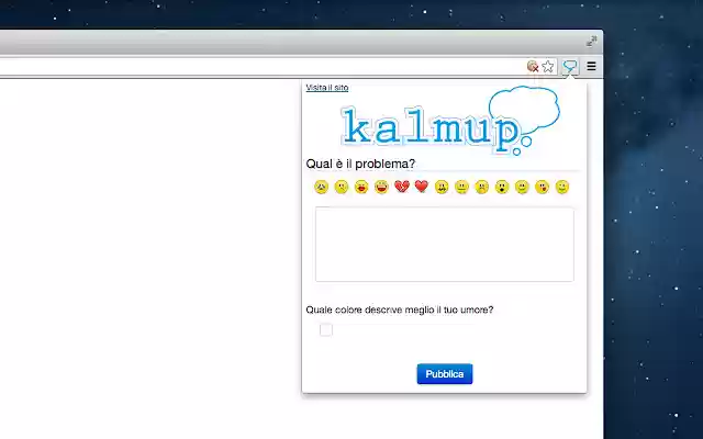 Kalmup із веб-магазину Chrome для запуску з OffiDocs Chromium онлайн
