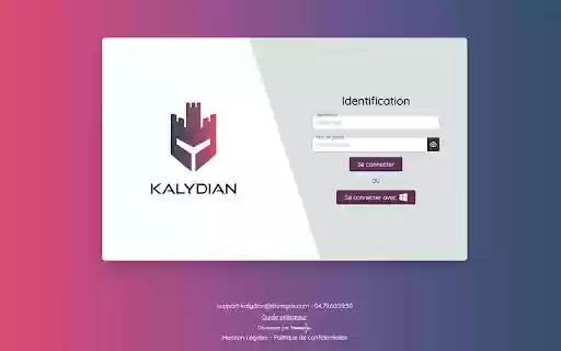 Kalydian  from Chrome web store to be run with OffiDocs Chromium online