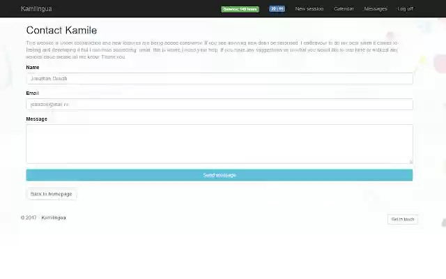 来自 Chrome 网上商店的 Kamilingua 增强版将与 OffiDocs Chromium 在线一起运行