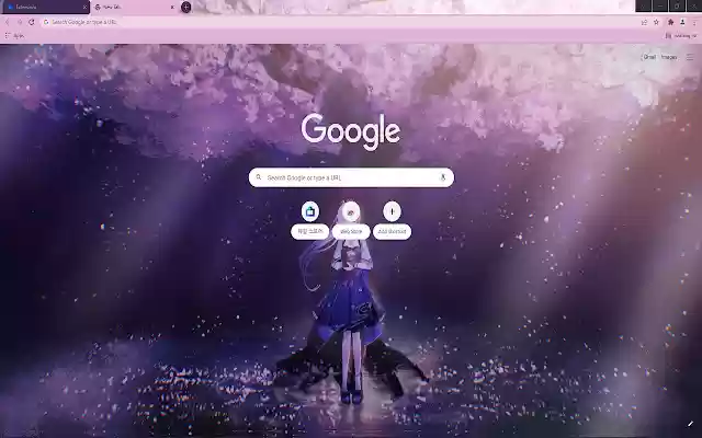 Kamisato Ayaka HD Theme  from Chrome web store to be run with OffiDocs Chromium online