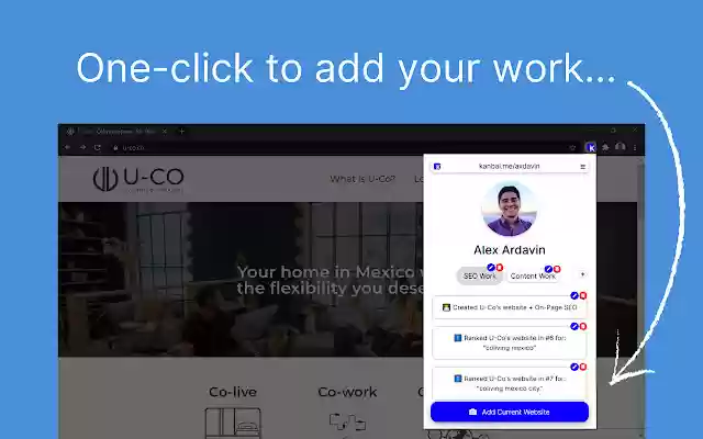 Kanbal FREE Portfolio Website Builder  from Chrome web store to be run with OffiDocs Chromium online