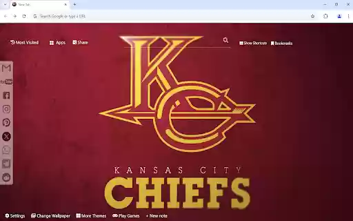 Kansas City Chiefs Wallpaper  from Chrome web store to be run with OffiDocs Chromium online