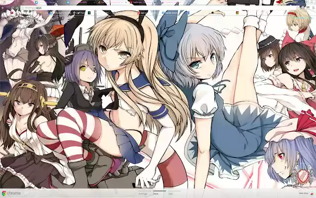 Kantai Theme 12 1600x900  from Chrome web store to be run with OffiDocs Chromium online