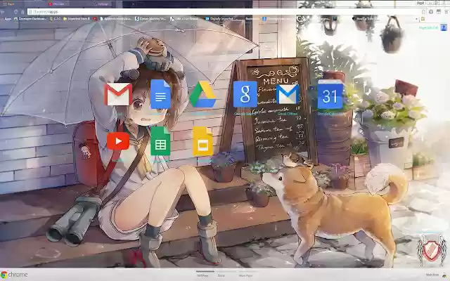 Kantai Theme 34 1920x1080  from Chrome web store to be run with OffiDocs Chromium online