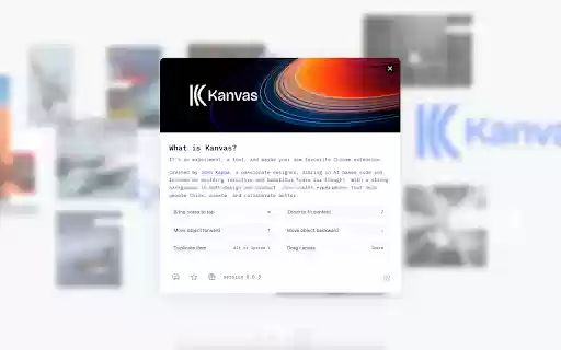 Kanvas  from Chrome web store to be run with OffiDocs Chromium online