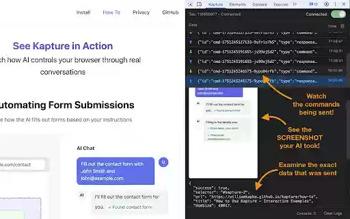 Kapture MCP Browser Automation from Chrome web store to be run with OffiDocs Chromium online Kapture MCP Browser Automation from Chrome web store to be run with OffiDocs Chromium online
