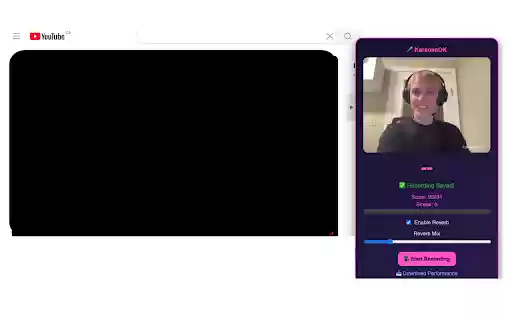 KaraokeOK  from Chrome web store to be run with OffiDocs Chromium online