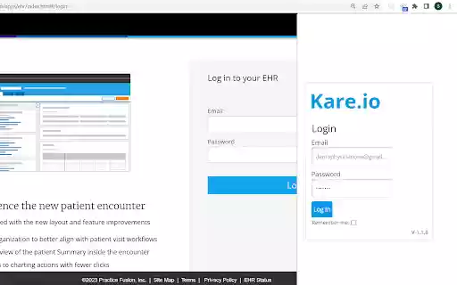 Kare Health  from Chrome web store to be run with OffiDocs Chromium online