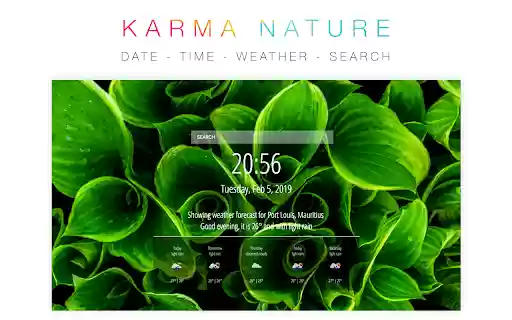 karma Nature  from Chrome web store to be run with OffiDocs Chromium online