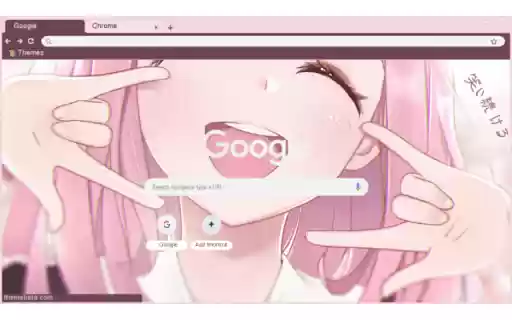 Kawaii Anime Pink  from Chrome web store to be run with OffiDocs Chromium online