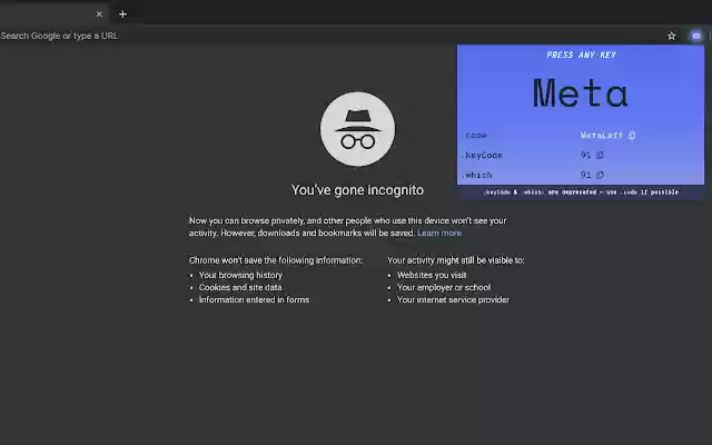 KbEvent  from Chrome web store to be run with OffiDocs Chromium online