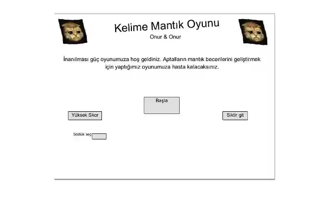 Kelime Oyunu  from Chrome web store to be run with OffiDocs Chromium online