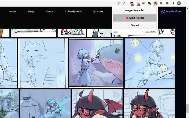 KellyC Image Downloader  from Chrome web store to be run with OffiDocs Chromium online