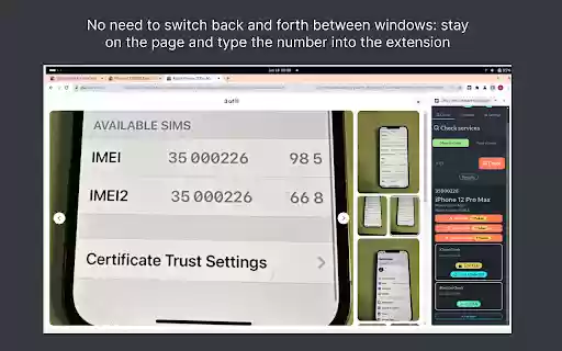 Kelpom IMEI Verification Services from Chrome web store to be run with OffiDocs Chromium online Kelpom IMEI Verification Services from Chrome web store to be run with OffiDocs Chromium online