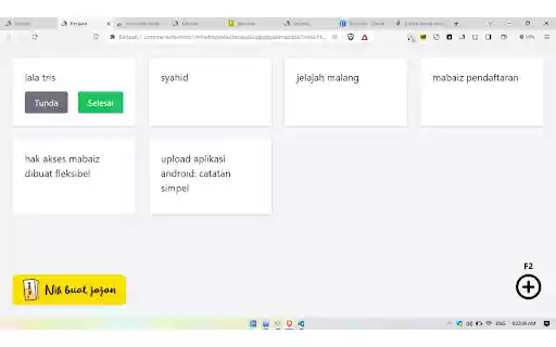 Kerjaan  from Chrome web store to be run with OffiDocs Chromium online