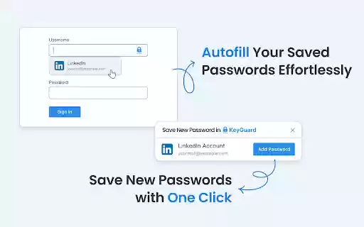 KeyGuard Password Manager  from Chrome web store to be run with OffiDocs Chromium online