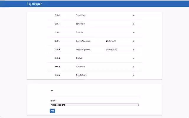 keymapper from Chrome web store to be run with OffiDocs Chromium online keymapper from Chrome web store to be run with OffiDocs Chromium online