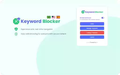 Keyword Blocker  from Chrome web store to be run with OffiDocs Chromium online