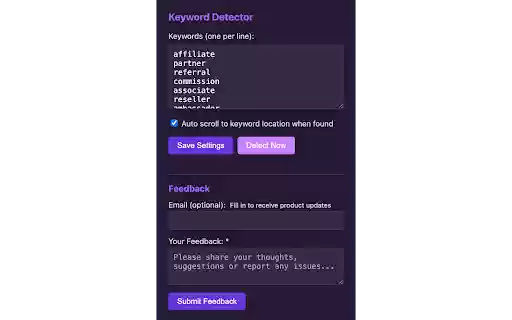 Keyword Detector on Web from Chrome web store to be run with OffiDocs Chromium online Keyword Detector on Web from Chrome web store to be run with OffiDocs Chromium online