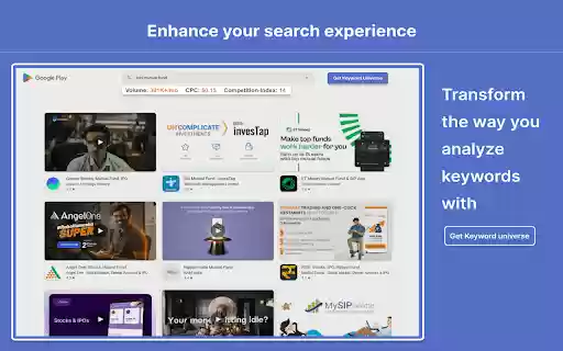 Keyword Planner: Get Volume, CPC, SEO Keyword Trends  from Chrome web store to be run with OffiDocs Chromium online