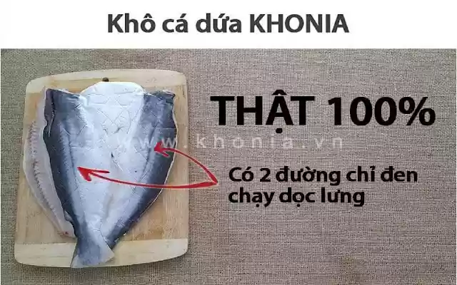 Khô cá dứa Cần Giờ Khô Nia  from Chrome web store to be run with OffiDocs Chromium online