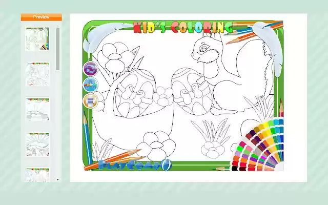 Kids coloring  from Chrome web store to be run with OffiDocs Chromium online