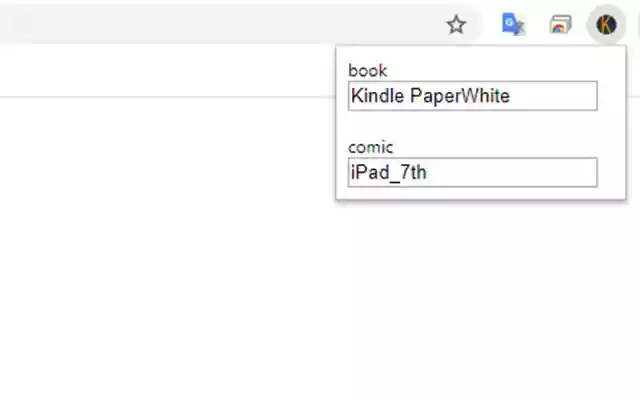 Kindle Device Selector para amazon.co.jp da Chrome Web Store para ser executado com OffiDocs Chromium online