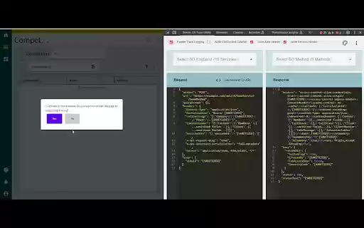 Kinetic UX Trace Utility  from Chrome web store to be run with OffiDocs Chromium online