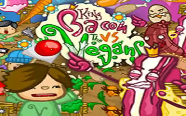 King Bacon VS Vegans  from Chrome web store to be run with OffiDocs Chromium online