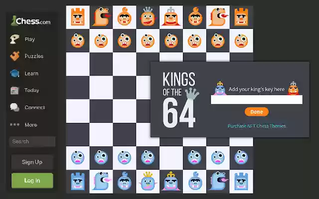 Kings of the 64  from Chrome web store to be run with OffiDocs Chromium online