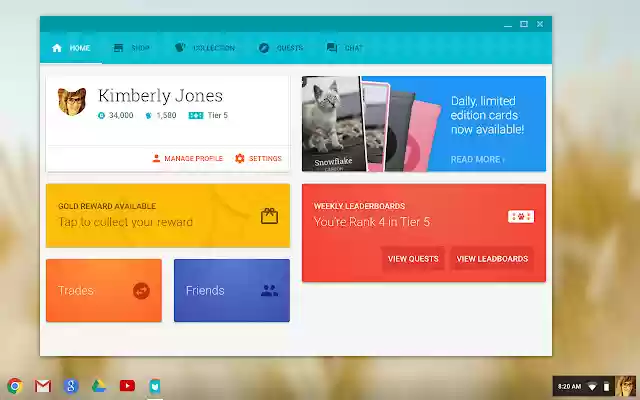 Kitten Cards  from Chrome web store to be run with OffiDocs Chromium online