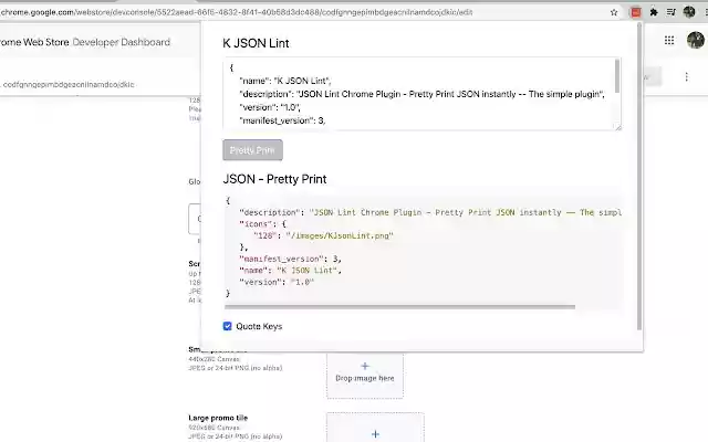 K JSON Lint from Chrome web store to be run with OffiDocs Chromium online K JSON Lint from Chrome web store to be run with OffiDocs Chromium online