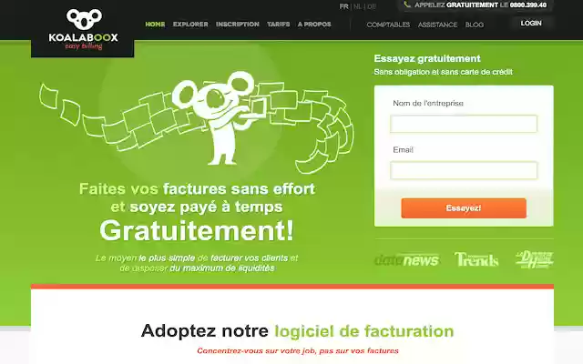 Koalaboox  from Chrome web store to be run with OffiDocs Chromium online