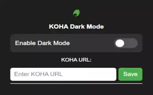 KOHA Staff Dark Mode  from Chrome web store to be run with OffiDocs Chromium online