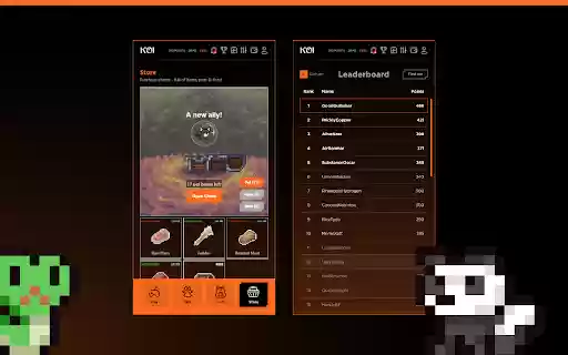 KOI PET  from Chrome web store to be run with OffiDocs Chromium online