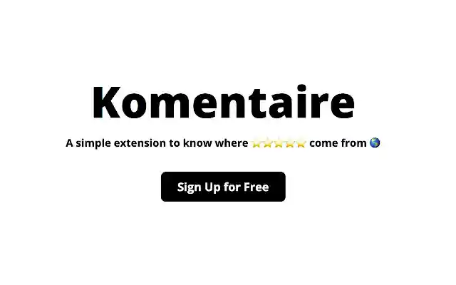 Komentaire  from Chrome web store to be run with OffiDocs Chromium online