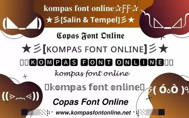 ▷kompas font online➔copas font online⚡tulisan  from Chrome web store to be run with OffiDocs Chromium online