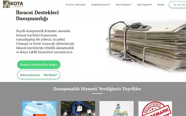 KOTA Danışmanlık  from Chrome web store to be run with OffiDocs Chromium online