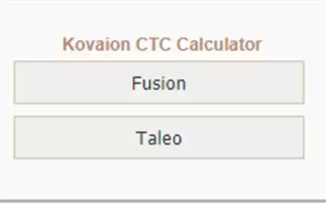 Kovaion CTC Calculator from Chrome web store to be run with OffiDocs Chromium online Kovaion CTC Calculator from Chrome web store to be run with OffiDocs Chromium online