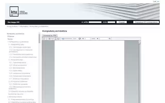 KTU eBook to PDF  from Chrome web store to be run with OffiDocs Chromium online