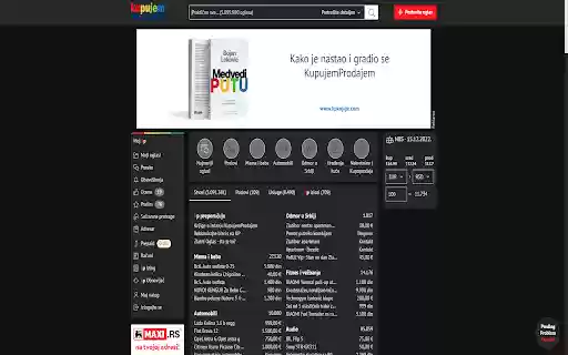 Kupujem Prodajem Dark Mode  from Chrome web store to be run with OffiDocs Chromium online