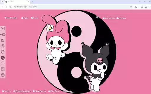 Kuromi Wallpaper  from Chrome web store to be run with OffiDocs Chromium online