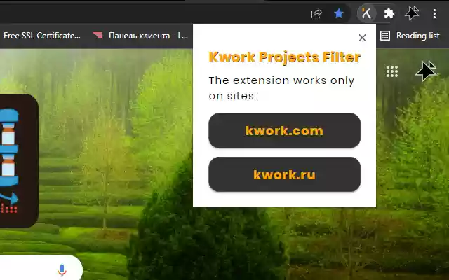 Kwork Projects Filter  from Chrome web store to be run with OffiDocs Chromium online Kwork Projects Filter  from Chrome web store to be run with OffiDocs Chromium online