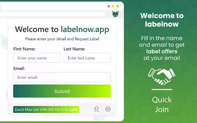 labelnow from Chrome web store to be run with OffiDocs Chromium online labelnow from Chrome web store to be run with OffiDocs Chromium online