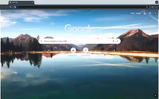 lake surface and mountains  from Chrome web store to be run with OffiDocs Chromium online