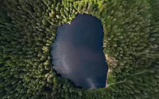 Lake viewed from above  from Chrome web store to be run with OffiDocs Chromium online