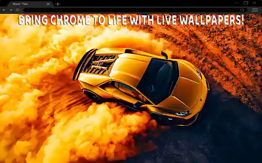 Lamborghini Drifting Live Wallpaper  from Chrome web store to be run with OffiDocs Chromium online