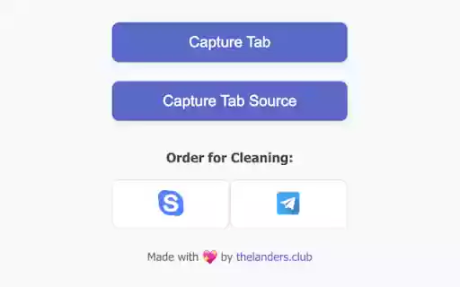 Landing Page Ripper  from Chrome web store to be run with OffiDocs Chromium online