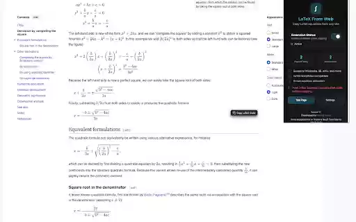 LaTeX From Web from Chrome web store to be run with OffiDocs Chromium online LaTeX From Web from Chrome web store to be run with OffiDocs Chromium online